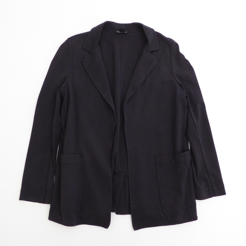 Athleta Womens Blazer Jacket Black Eastbound Tencel Lyocell Spandex Size 6